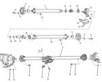 Cadillac CTS 4DR 2004-2007 Front and Rear Drive Shaft/Propeller Shaft 25773497