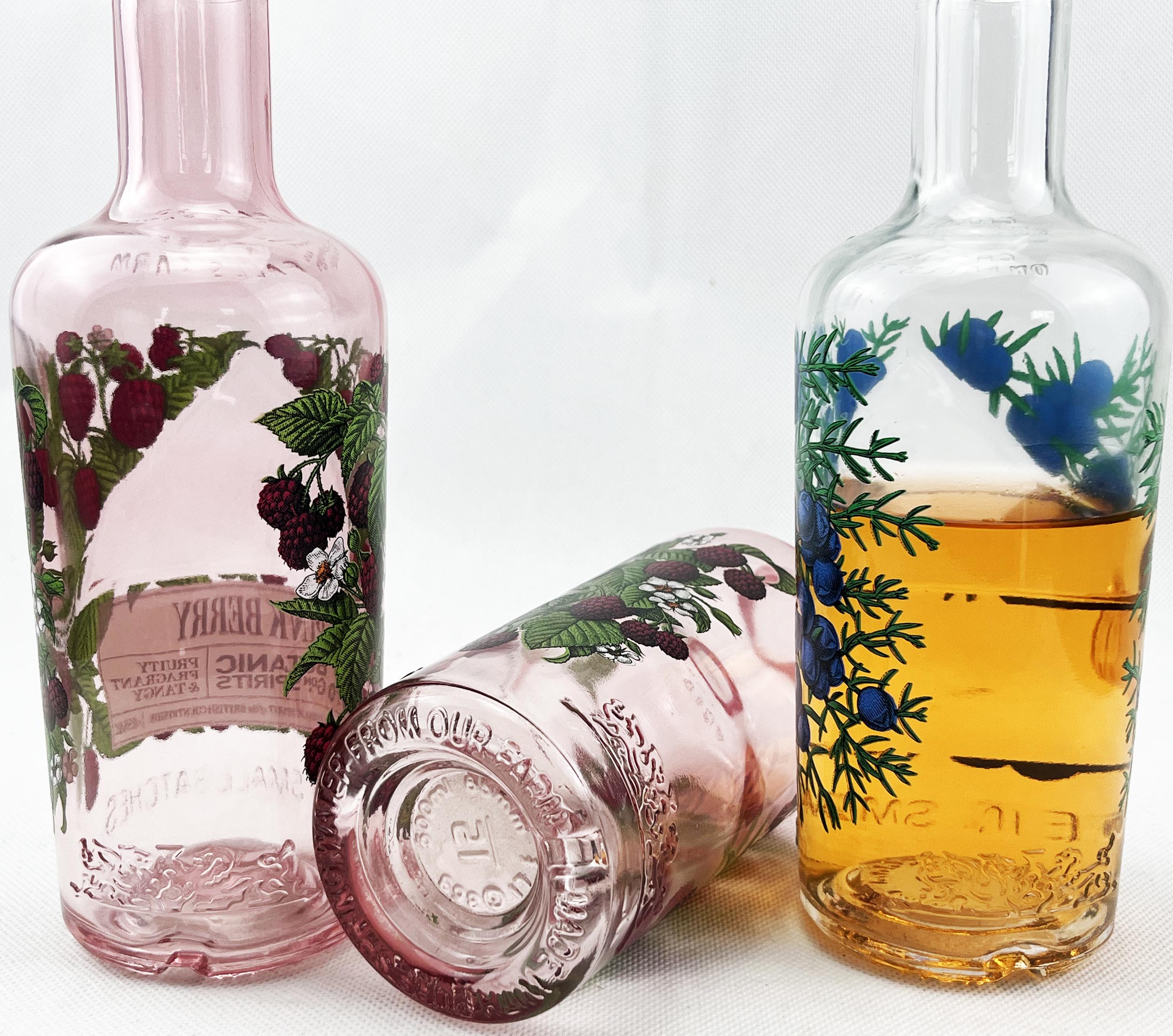 700 ml 750 ml 500 ml 1 Liter Customized Transparent Glass Wine Bottle with Custom Logo
