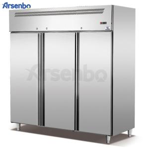 China 680W 220V 680W Vertical Fridge Freezer , Multiscene Commercial Freezer Refrigerator factory
