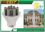 Central Upright Pond Fountain Nozzles , Stainless Steel Water Spray Nozzle
