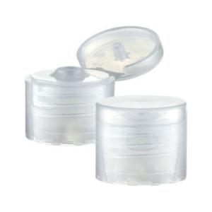 China Personal Care Eco Friendly Refillable 24mm 410 Screw Cap Lid Black Pink Flip Top Cap factory