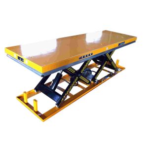 Transverse Double Scissor Lift Tables 2 Ton Max Height 39.37in Large Platform 2