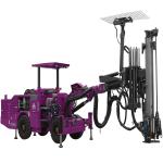 Underground Tunnel Drilling Rig Mining Equipment Hydraulic Borehole Jumbo