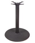 Restaurant Dining Table Legs Cast Iron Round Table Base Black Wrinkle Powder