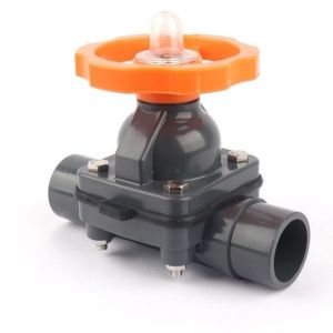 Pneumatic UPVC Double Diaphragm Valve , Multifunctional EPDM Diaphragm Valve