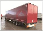 Heavy Duty Tarp Side Trailers Anti - Corrosive 6mm Middle Flange Large Open Area
