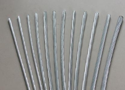 China Galvanized steel wire strand 3/8" EHS, Class A Coating factory