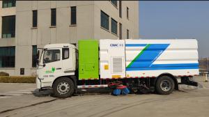 China Foton Aoling Chassis Road Sweeping Truck / Vehicle Convenient Operation factory