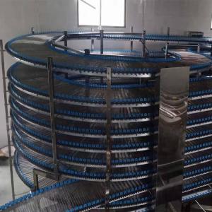 China CE Bread Pizza Cooling Spiral Tower Conveyor factory