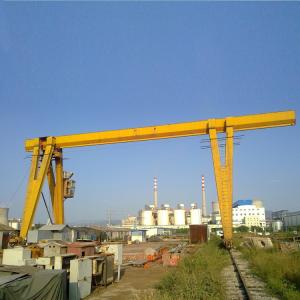 China A3 Single Beam Gantry Crane Steel Structure Cabin Control With Electric Hoist factory