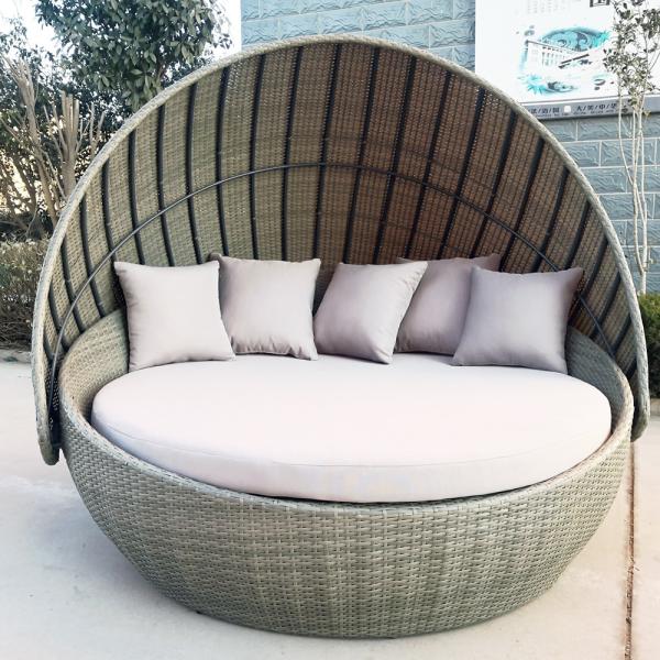 Villa Patio Pool Beach rattan furniture round chair Lounger Outdoor Wicker Round