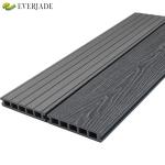 Structure Hollow Double Colors Wpc Outdoor Decking 3D Embossing Wood Grain