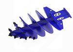Q345 Heavy Duty Rock Augers , Double Cut Single Flight Conical Auger
