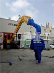 Selling excavator hydraulic pile hammer, it can more effectively clean floating