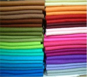 China various color wool pressed nonwoven felt,customized thickness felt wool fabric factory