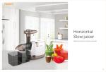NEW Tigress Slow Juicer Horizontal Wheatgrass Juicer Extractor Vegetable