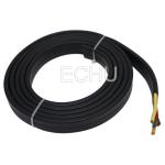 Flat Flexible Traveling Cable for Crane or Conveyor 8core Black Jacket