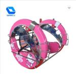 Simple Operation Kids Carnival Rides , Mini Leswing Happy Car Color Customized