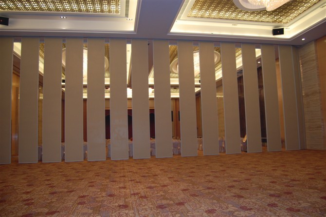 Movable Office Wooden Profiles Aluminum Sliding Wall Partitions For Ballroom