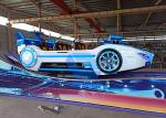 Indoor Outdoor Track Type Theme Park Equipment , Fun Ride F1 Flying Car Rides