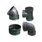 Double Wall HDPE Pipe Fittings 90 Degree Elbow Corrugated Pipe Tee