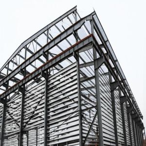 China Sand Blasting Sa 2.5 Steel Structure Building with Alloy Framework and Advanced Drawing Design factory