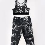 Workout Nylon Print Sports Workout Shorts Scrunch Butt Woman Fitness Yoga