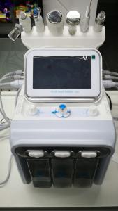 China Professional 430*380*380mm portable white hydrafacial machine with 6 handles for face cleaning and lifting factory
