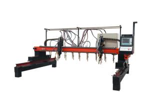 China CNC Gantry Type H Beam Production Line Strip Flame Cutting Machine For Brass factory