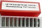 15x15x2.5mm Carbide Woodturning Cutters Lathe Turning Tools Indexable Carbide
