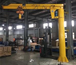 China Manual Jib Electric Hoist Crane With Lightweight Robust Construction factory