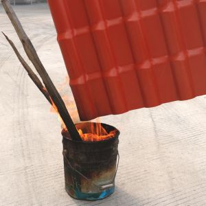 ASA Synthetic Resin Roof Tile 2.5mm Fireproof B1 Rated