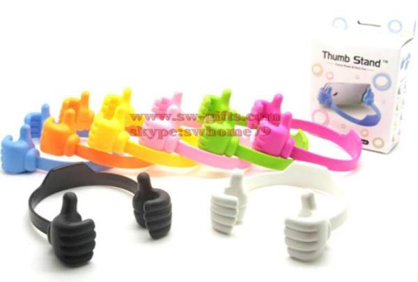 Hot Selling Adjustable Thumbs Stand Car Desktop Holder Mount For iPhone Samsung