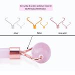 Fashionable Skincare Face Jade Roller pink Quartz Stone Face Roller