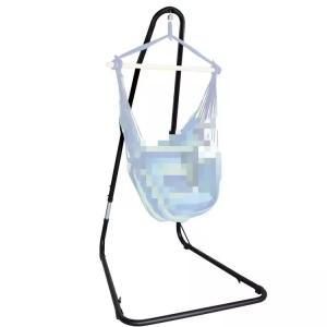 China Sturdy Height Adjustable Solid Steel Construction Hanging Hammock Chair Stand for Your Home factory