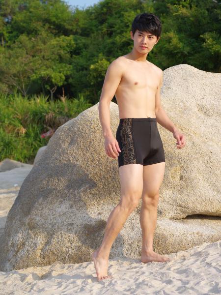 Quality waterproof swimming brief shorts men swimsuit male swimsuit XXXL quick