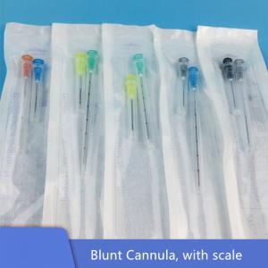 China Sterile Packaging Blunt Tip Microcannula For Dermal Filler Use factory