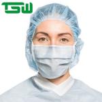 Type IIR BFE 99% Adult Disposable Face Mask With Tie On