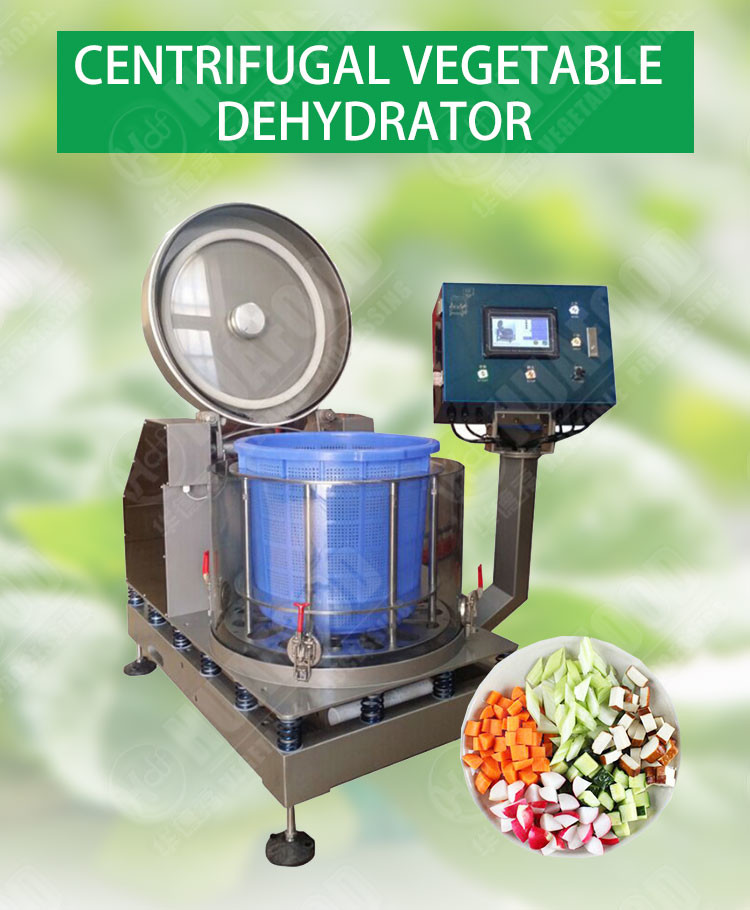 High Speed Spin Fruit Vegetable Dewatering Machine Water Dryer Machine