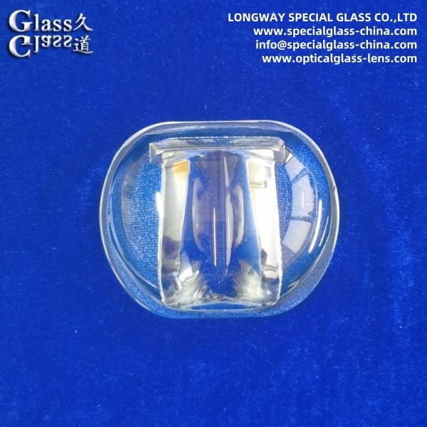 Custom Optical Borosilicate Glass Street Light LED Glass Lens