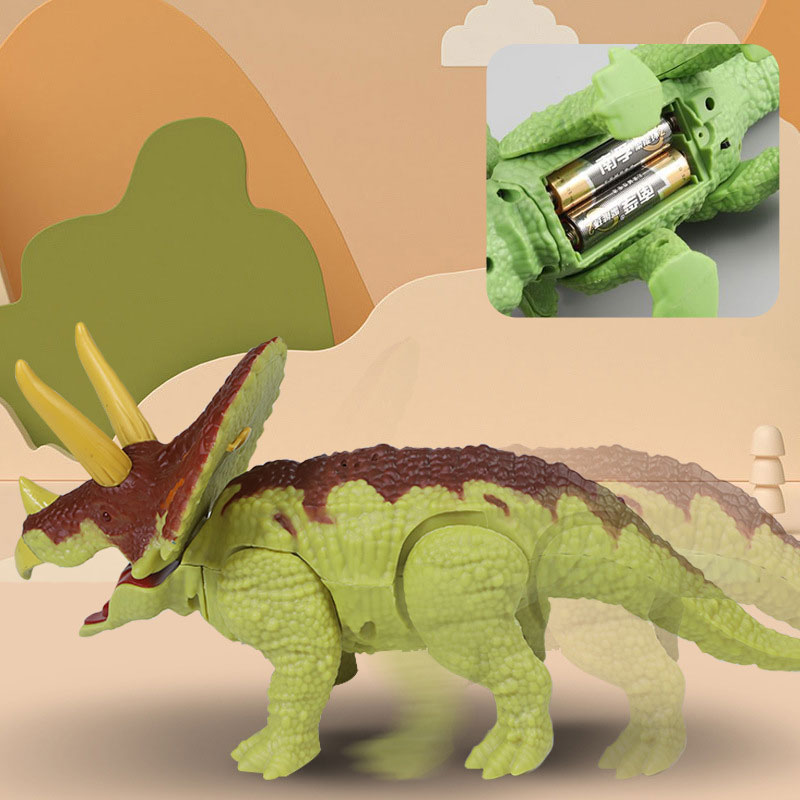 Commodity Attribute Finished Goods Electric Spray Dinosaur Toy with Light and Sound