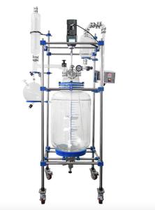 China 200l Chemical Lab Glass Reactor Jacketed Lab Reactors 304 Stainless Steel factory