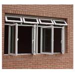 Third-Party Inspection Facade Decoration Solution Soundproof Top Hung Windows