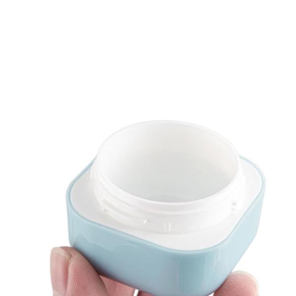 Custom Plastic PP Square Cream Jar 20g to 100g