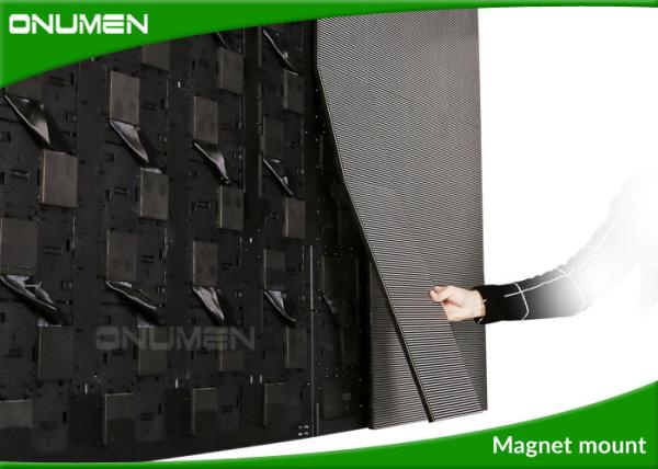 Full Color Double Sided LED Display Screen / SMD3528 Flexible Video Wall