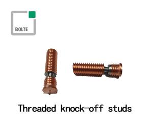 China BTH BOLTE Welding Studs for Capacitor Discharge Stud Welding Threaded Knock-Off Studs factory