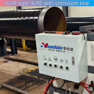 China Pipe Preparation &amp; Coating Line: Blasting, Derusting, and Internal Fbe Applicationine factory