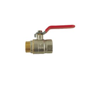China Threaded Connection Fip Brass Ball Valve PTFE Seal Compact Design factory