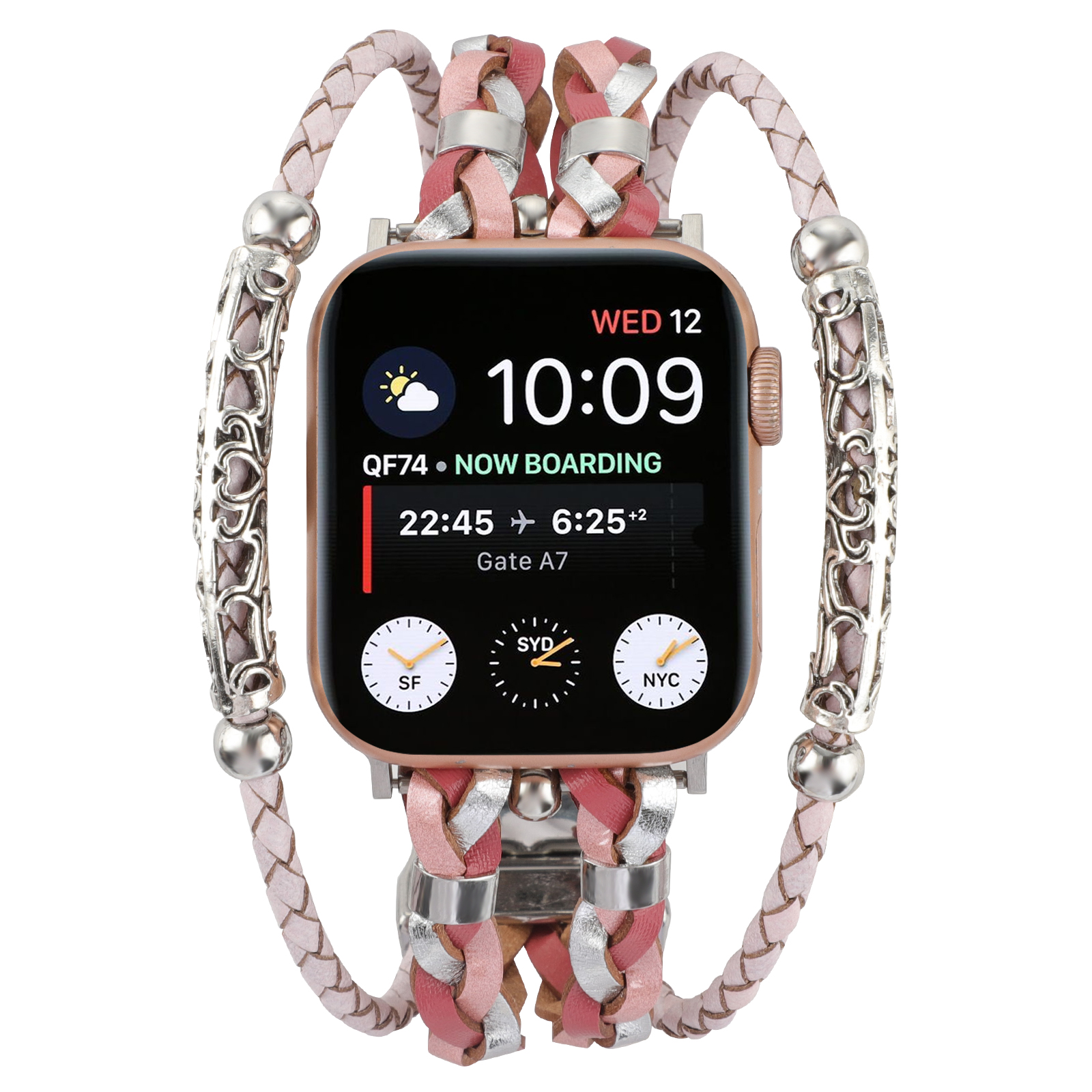 DHL.UPS.FEDEX.EMS Trendy Zou Chrysanthemum Decorative Smart Watch Band