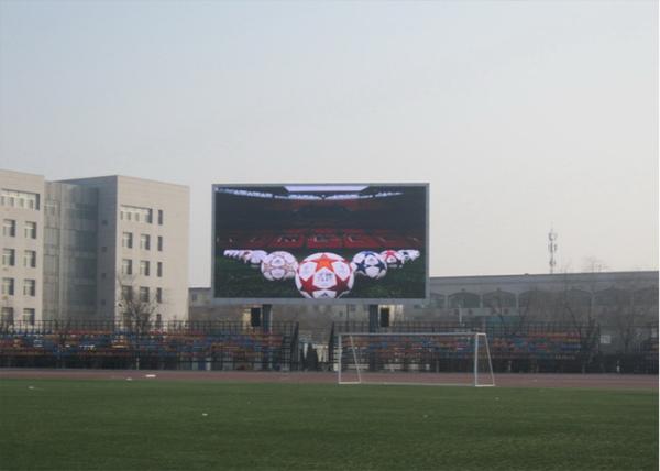 Digital Outdoor Fixed LED Display P6 , Outdoor SMD3535 ICN2037 LED Advertising